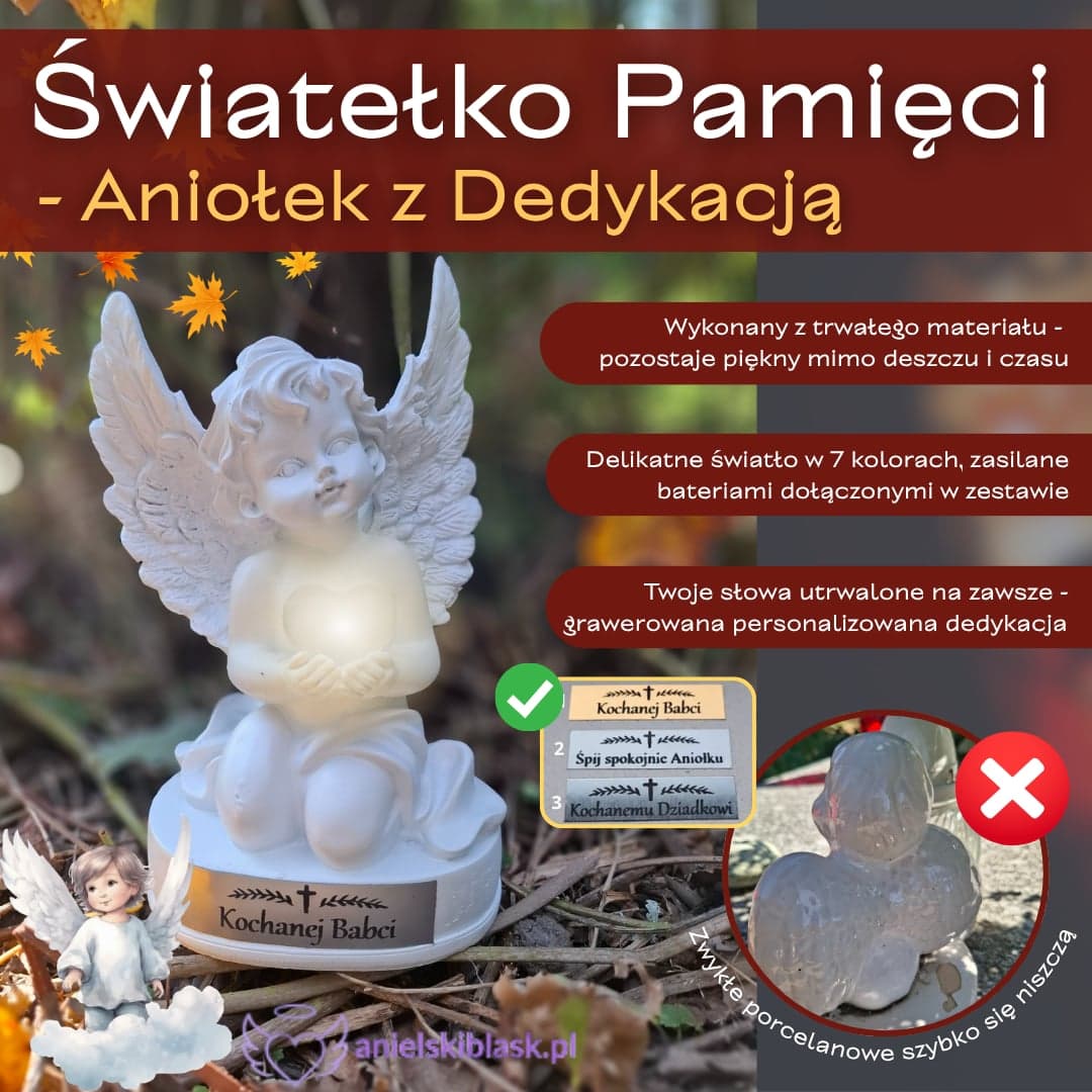 Światełko Pamięci – Aniołek z Dedykacją